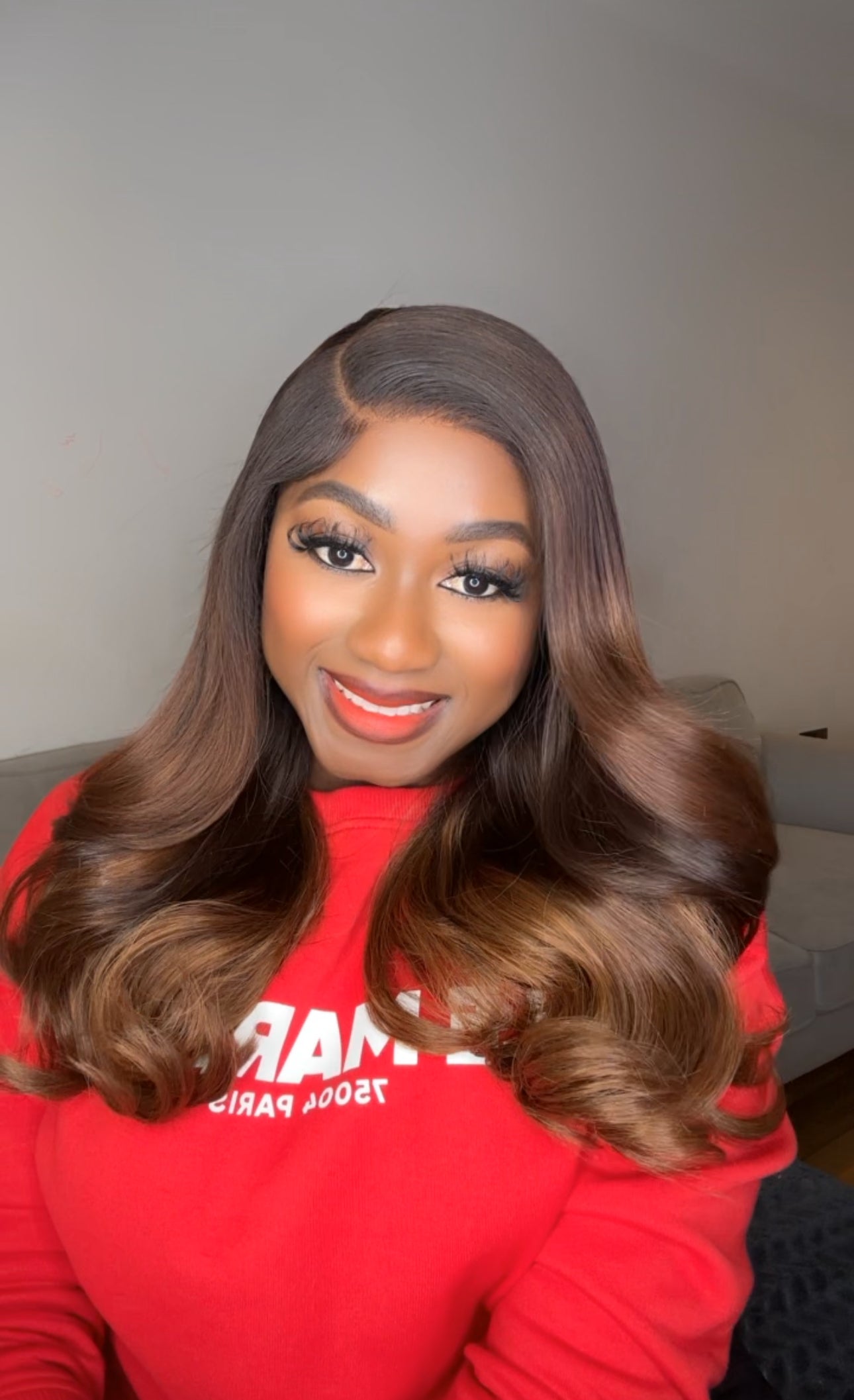 WIG SIENNA IN BROWN WITH LIGHT BROWN HIGHLIGHTS